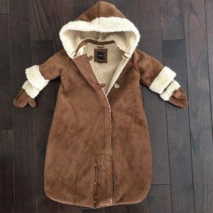 BABYGAP Winter Bunting Snowsuit w/Mittens, 0-3 Mos